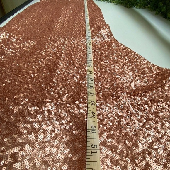 NWT Gianni Bini Juliet Dress Rose Sequin Feminine Fairytale Size 4 - Picture 5 of 17